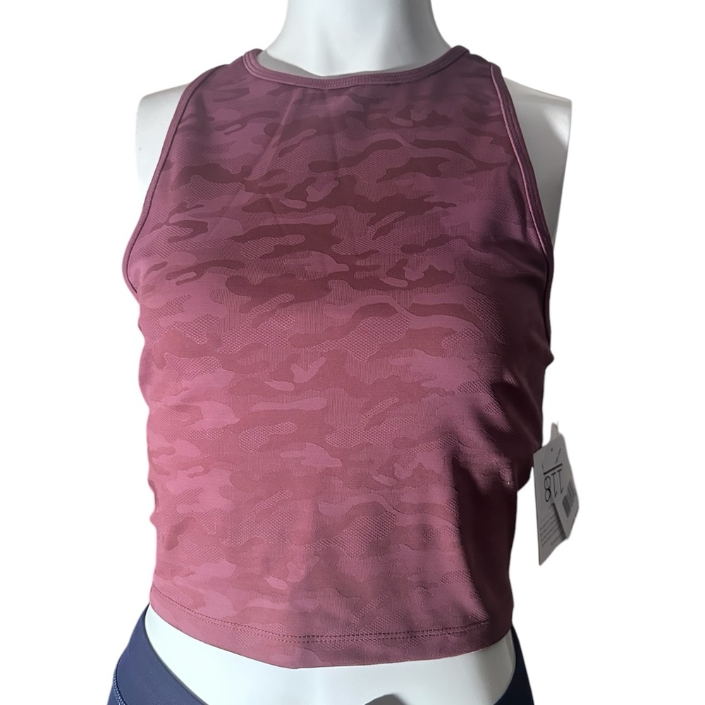 Beyond Yoga camo Studio Cropped Tank Size Medium NWT